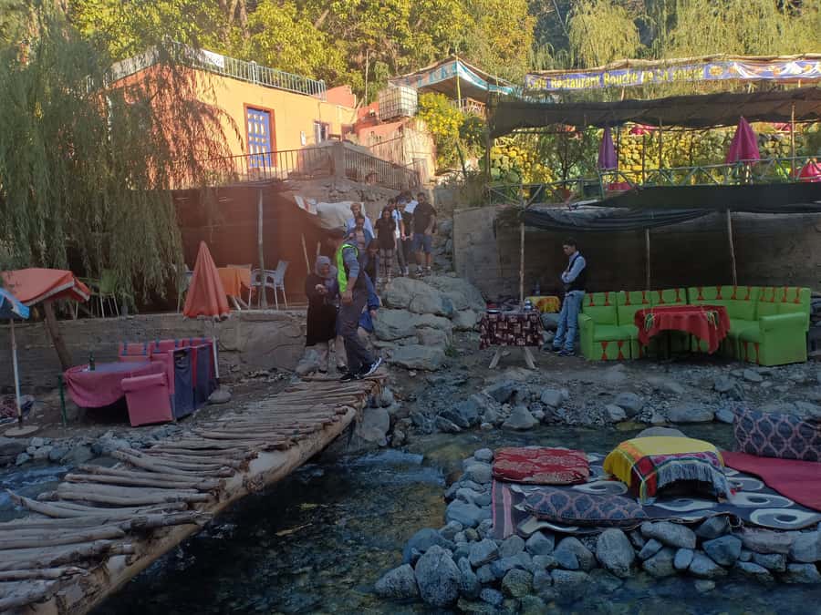 Ourika Valley ,Berber villages ,Atlas Mountains + Lunch - The return to Marrakech