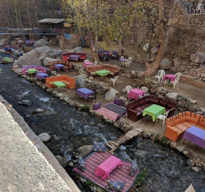 Ourika Valley Day Trip from Marrakech with Guide & Lunch - Lunch beside the river
