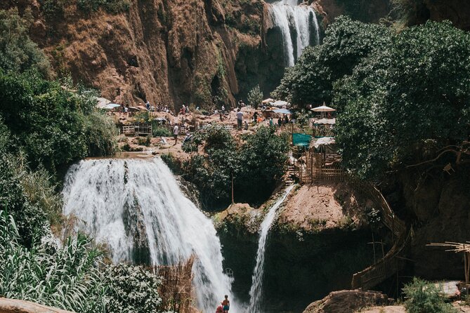 Ouzoud Waterfalls Excursions from Marrakech with boat Ride - The included boat ride at the foot of the falls
