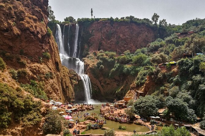 Ouzoud Waterfalls Full Day Trip From Marrakech - First sight of Ouzoud Falls
