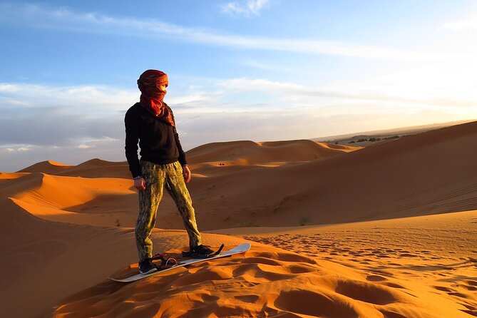Overnight Camel trek in Merzouga dunes - A Berber tent, tagine, and desert music