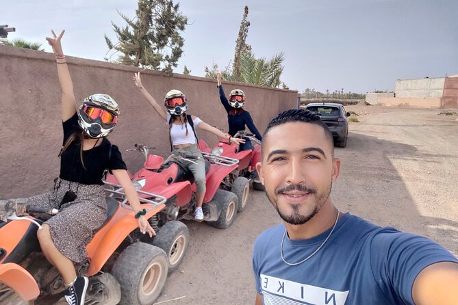 Palmeraie Quad Bike & Traditional Moroccan Spa - From Marrakech pickup to the Palmeraie
