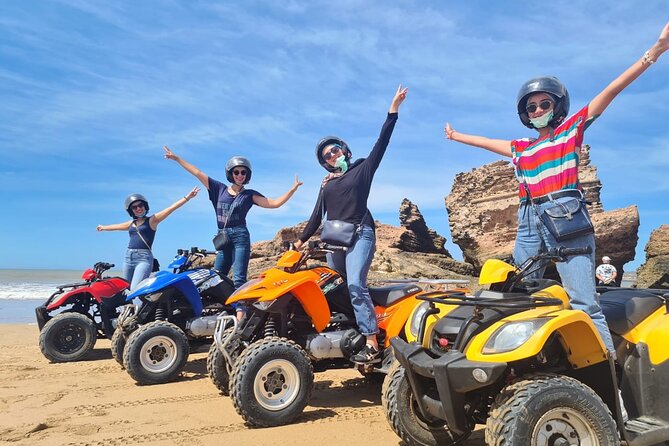 Private 2-Hour Quad Ride on Forest and Dunes from Essaouira - Through the forest on marked guidance