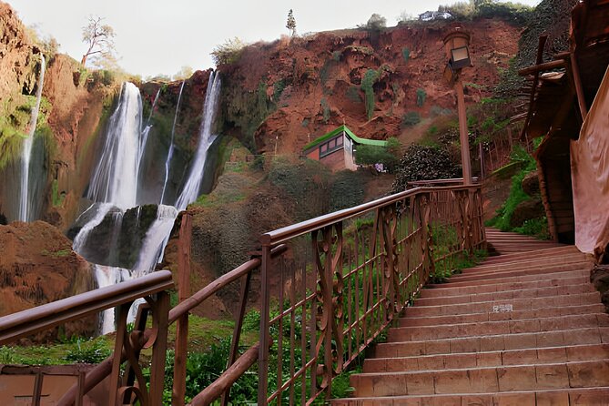 Private Full Day Tour Ouzoud Waterfalls from Marrakech - First sight of the 110-meter falls