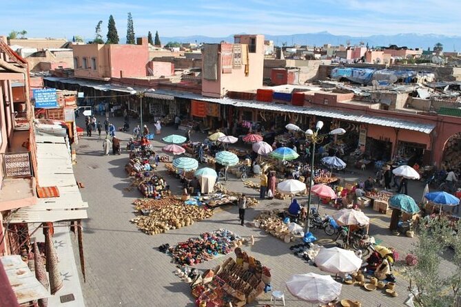 Private Marrakech excursion, camel ride or quad from Casablanca - Jemaa el-Fnaa is the city’s great sensory jolt