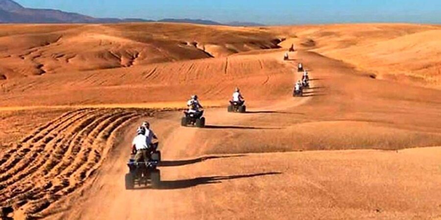 Quad bike and Lunch & Pool in Desert Marrakech Agafay - Lunch at the camp is the quiet middle of the day