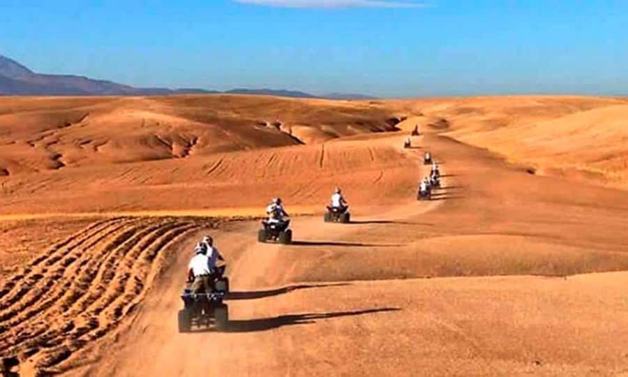 Quad bike and Lunch & Pool in Desert Marrakech Agafay - Guide service can shape the whole afternoon