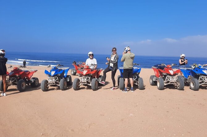 Quad Bike and Sandboarding on Sand Dunes Wild Beach - Passing through villages and the Agadir countryside