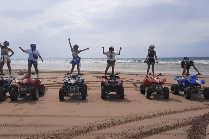 Quad Bike and Sandboarding on Sand Dunes Wild Beach - What the $73.28 price gets you
