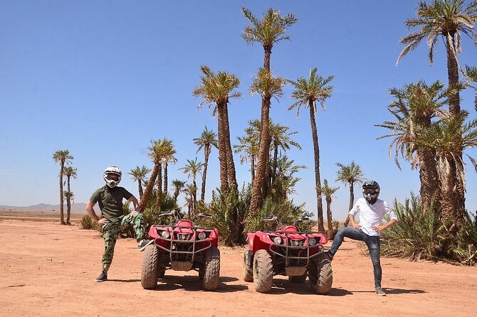 Quad bike ride palm grove Desert of Marrakech mountain bike - What this Marrakech quad ride is really like