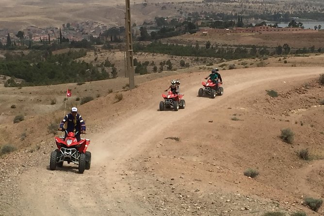 Quad biking excursion in The Desert Of Agafay & Lalla takerkoust - From Marrakech to the practice track