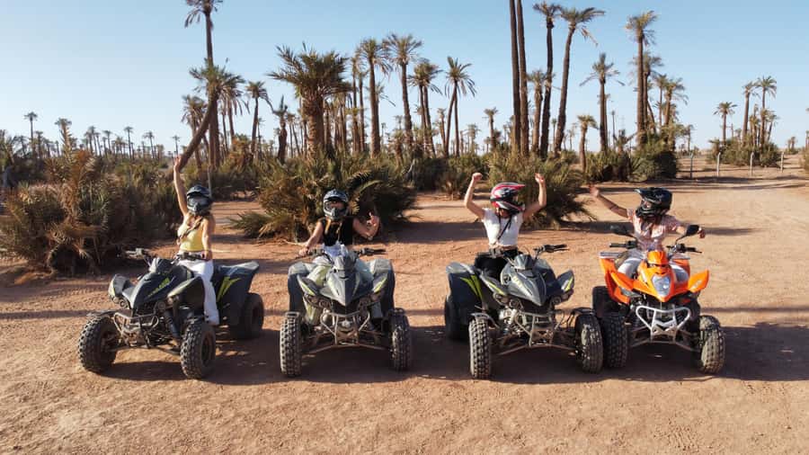 Quad biking in Marrakech's desert palm grove - Leaving Marrakech for the Palmeraie