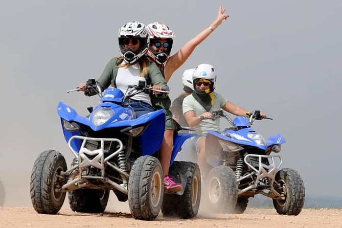 Quad Biking In The Rocky Desert of Agafay - Leaving Marrakech through the palm grove
