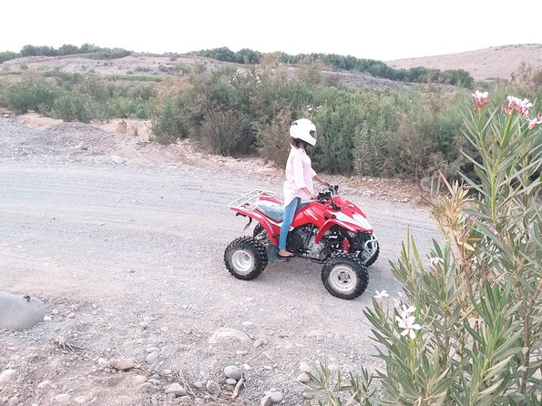 Quad Biking In The Rocky Desert of Agafay - The mint tea stop at a Berber point