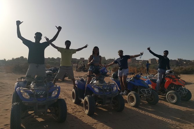 Quad, camel and dinner with show in the desert of Agafay - One hour across dusty, bumpy tracks