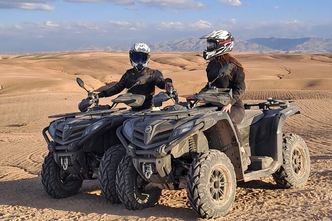 Quad Ride In The Agafay Desert - The first hour: open tracks and Agafay views