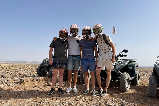 Quad tour in the palm grove desert - The midpoint tea stop and Moroccan pancakes