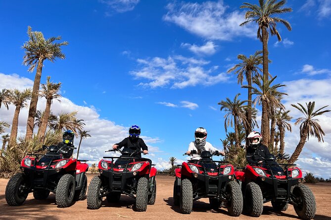 Quad tour to La Palmeraie de Marrakech - Photo stops and the return route