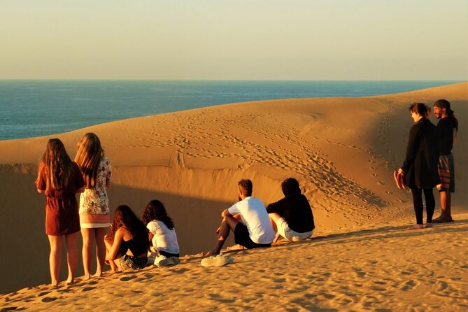 Sandboarding guided experience from Agadir&Taghazout - Rocky viewpoints and the Atlantic setting