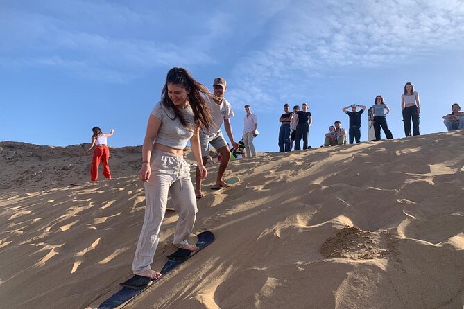 Sandboarding guided experience from Agadir&Taghazout - Guide style and what the price covers