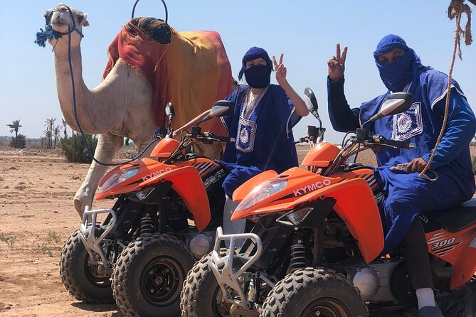 Sensational quad and camel ride in the palm grove - Key points at a glance