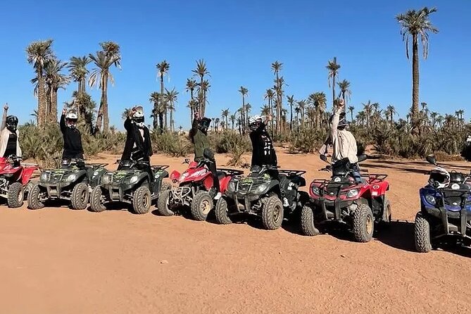 Sensational quad and camel ride in the palm grove - Who will enjoy this outing most