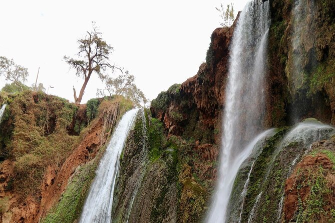 Small group Ouzoud Waterfall Guided Tour Boat Ride from Marrakech - Arriving at Ouzoud Waterfalls