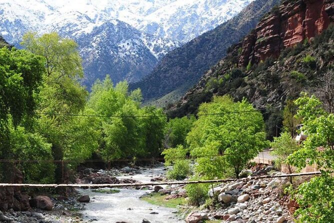 Small group To Atlas Mountains and Ourika valley From Marrakech - Walking beside the Ourika River