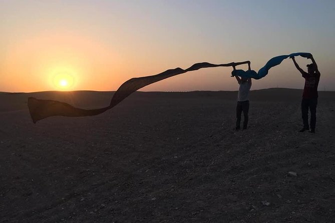 Sunset camel ride Agafay desert Marrakech - Transport, group size, and family fit