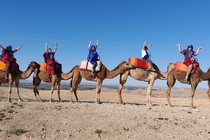 Sunset Dinner & Camel Ride in Agafay desert - Quad biking on rocky ground