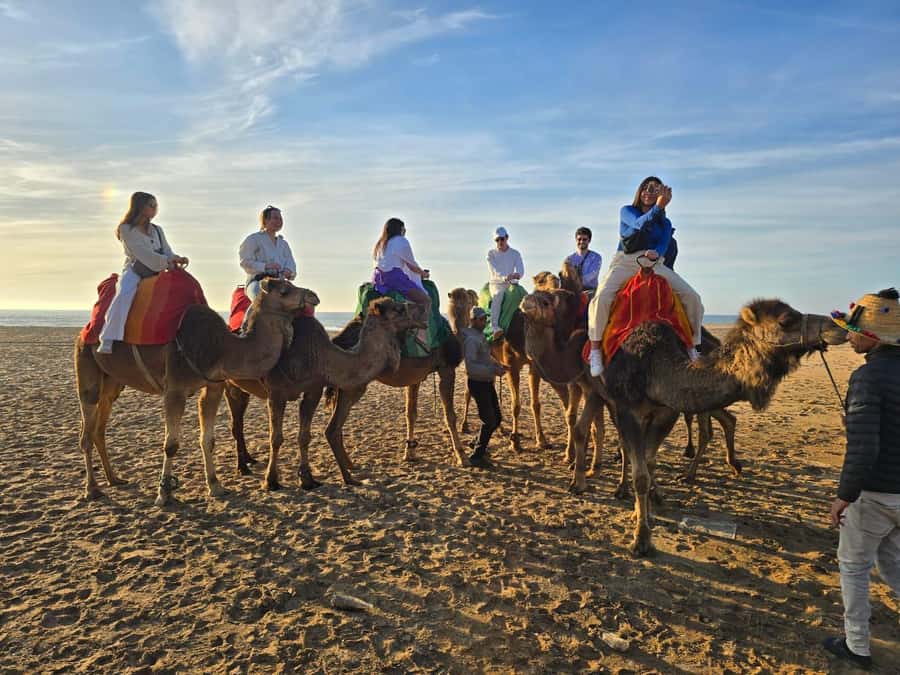 Tangier: sunset, tea, camel ride, Cape Spartel and caves. - A quick look inside the Caves of Hercules