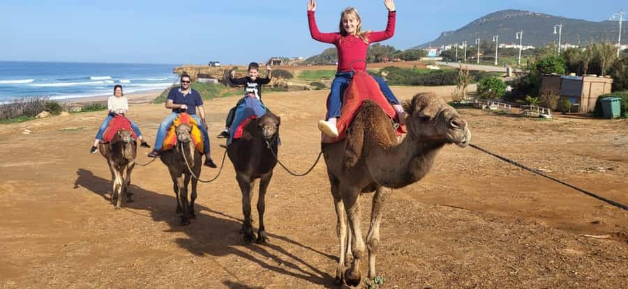 Tangier: sunset, tea, camel ride, Cape Spartel and caves. - Who will enjoy it most
