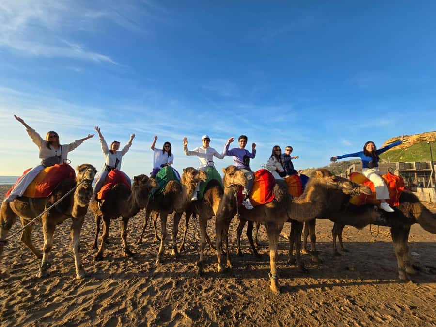 Tangier: sunset, tea, camel ride, Cape Spartel and caves. - From Tangier to Cape Spartel
