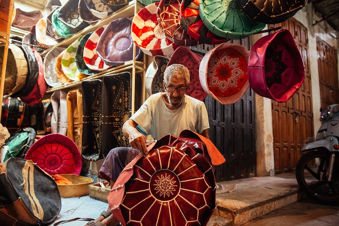 Treasures of Marrakech: Souks & Artisans Private Tour - Mint tea, Moroccan bread, and Medersa Ben Youssef