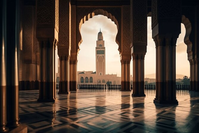 Visit Casablanca from the port or hotels - La Corniche brings you back to the Atlantic